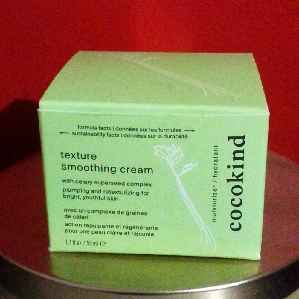 Cocokind texture smoothing cream with celery super seed complex & flaxseed nib